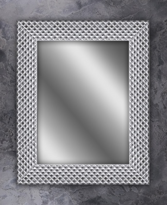 Зеркало настенное серебро